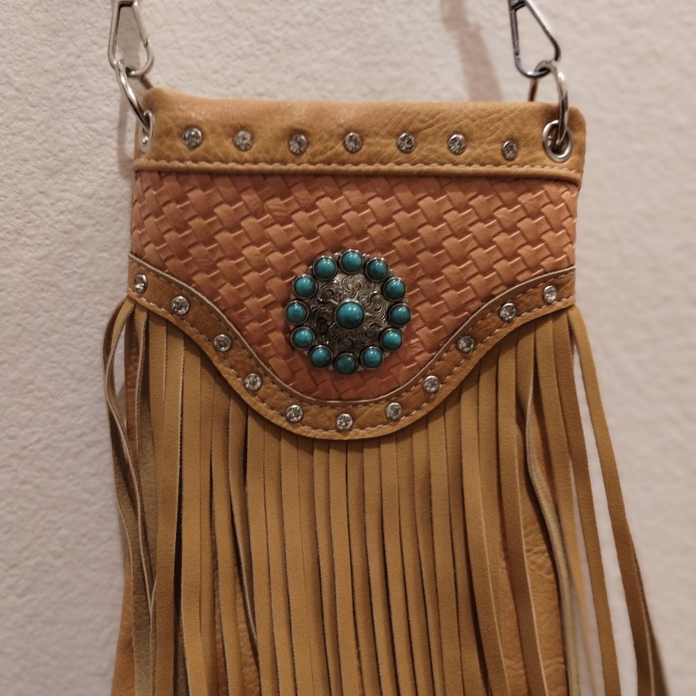 Leather satchel bag